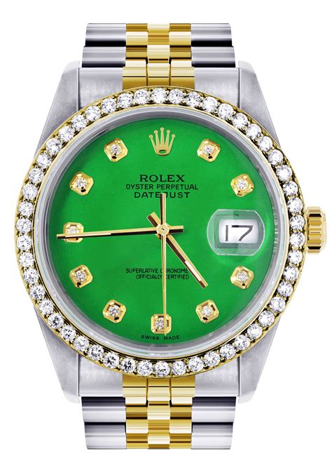 rolex 36mm green|36mm rolex on woman.